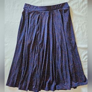 Lula Roe midi skirt, size small, elastic waist